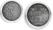 Ukraine 10 hryvnia Ukraine 10 hryvnia Bokorash Raftsman Folk Craft Forge silver proof coin 2009 -