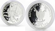 Cameroon 1000 francs Cameroon 1000 francs World Cup Football Samara Russia proof silver coin 2018 -