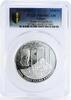 Gabon 5000 francs Gabon 5000 francs Mosque Heart of Chechnya Kadyrov PR69 PCGS silver coin 2015 -