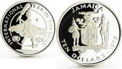 Jamaica 10 dollars Jamaica 10 dollars International Year of the Child proof silver coin 1979 -
