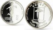 Equatorial Guinea 7000 francos Equatorial Guinea 7000 francos Olympic Games in Barcelona Run silver coin 1992 -