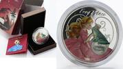 Benin 1000 francs Benin 1000 francs The Frog Prince Fairy Tale Princess color silver coin 2014 -