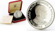 Mozambique 1000 meticais Mozambique 1000 meticais Visit Pope John Paul II proof silver coin 1988 -