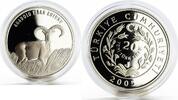 Turkey 20 lira Turkey 20 lira Animal series Anatolian Mouflon proof silver coin 2005 -