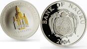 Nauru 10 dollars Nauru 10 dollars European Monuments Dresden Frauenkirche Church silver coin 2004 -