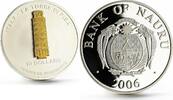 Nauru 10 dollars Nauru 10 dollars European Monuments Tower of Piza silver coin 2006 -