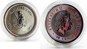 Australia 50 cents Australia 50 cents Lunar Calendar series I Year of the Monkey silver coin 2004 -