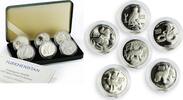 Turkmenistan 500 manat Turkmenistan set of 6 coins Endangered Wildlife proof silver coins 1999 -