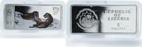Liberia 5 dollars Liberia 5 dollars Lunar Calendar series Year of the Tiger silver coin 2010 -