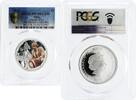 Niue 1 dollar Niue 1 dollar Peter Davison the 5th Doctor Who PR70 PCGS silver coin 2013 -