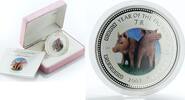 Cambodia 3000 riels Cambodia 3000 riels Lunar Year Series Year of the Pig proof silver coin 2007 -