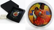 Cameroon 500 francs Cameroon 500 francs When Will You Merry Gauguin colored proof silver coin 2017 -