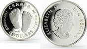Canada 4 dollars Canada 4 dollars Welcome to the World Pair of Baby Feet proof silver coin 2011 -