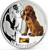 Fiji 2 dollars Fiji 2 dollars My Best Friend English Cocker Spaniel Dog silver coin 2013 -