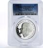 Jamaica 5 dollars amaica 5 dollars N.W. Manley - Independence PR69 PCGS proof silver coin 1988 -
