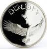 Oman 2 1/2 rials Oman 2 1/2 rials Conservation Wildlife Verreaux's Eagle Bird Fauna silver coin 1987 -