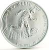 Cambodia 20 riels Cambodia 20 riels Football World Cup in USA Player silver coin 1991 -
