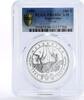 Kazakhstan 100 tenge Kazakhstan 100 tenge Abaj Kunanbayev Love PR68 PCGS silver coin 1995 -