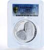 Samoa 2 dollars Samoa 2 dollars Czech Tennis Legends Petra Kvitova PR69 PCGS silver coin 2018 -