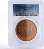 Benin 200 francs Benin 200 francs Sailing Ship Preussen Clipper MS68 PCGS copper coin 1993 -