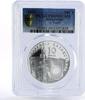 Kazakhstan 500 tenge Kazakhstan 500 tenge Independence Monument PR69 PCGS silver coin 2001 -