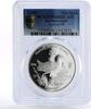 Turkmenistan 500 manat Turkmenistan 500 manat Wildlife Swamphen Bird PR68 PCGS silver coin 1996 -