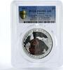 Liberia 5 dollars Liberia 5 dollars China Typ S Train Railroad PR69 PCGS silver coin 2011 -