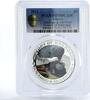 Liberia 5 dollars Liberia 5 dollars Durango Silverton Train Railroad PR70 PCGS silver coin 2011 -