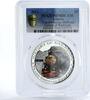 Liberia 5 dollars Liberia 5 dollars Trans Siberian Train Railroad PR70 PCGS silver coin 2011 -