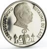 Laos 5000 kip Laos 5000 kip Laotion Maiden proof silver coin 1975 -