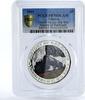 Liberia 5 dollars Liberia 5 dollars Pacific Big Boy Train Railroad PR70 PCGS silver coin 2011 -