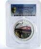 Liberia 5 dollars Liberia 5 dollars Trans Europe Express Train Railroad PR67 PCGS silver coin 2011 -