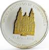 Nauru 10 dollars Nauru 10 dollars European Monuments Santiago de Compostela silver coin 2006 -