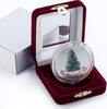 Nauru 10 dollars Nauru 10 dollars Happy New Year Christmas Eve colored silver coin 2007 -