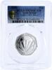 United Kingdom 50 pence Britain 50 pence 50 Years of National Health Service PR70 PCGS silver coin 2009 -