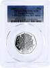 United Kingdom 50 pence Britain 50 pence European Union Stars Common Market PR69 PCGS silver coin 2009 -