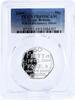 United Kingdom 50 pence Britain 50 pence Johnson's Dictionary Plural of Penny PR69 PCGS silver coin 2009 -