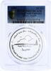UAE 50 dirhams United Arab Emirates 50 dirhams Dubai Airport Planes PR67 PCGS silver coin 2000 -