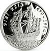 Turkey 50000 lira Turkey 50000 lira Ottoman Admiral Piri Reis Ship Clipper proof silver coin 1995 -