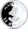 Mauritius 25 rupees Mauritius 25 rupees Endangered Wildlife Fauna Butterfly proof silver coin 1975 -