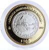 Mexico 100 pesos Mexico 100 pesos Numismatic Heritage 1828 8 Escudos bimetal coin 2012 -
