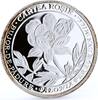 Moldova 50 lei Moldova 50 lei Paeonia Peregrina Flower Flora proof silver coin 2014 -