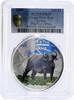 Congo 240 francs Congo 240 francs African Wildlife series Buffalo Bull PR69 PCGS silver coin 2008 -