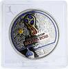 Nauru 1 dollar Nauru 1 dollar Football World Cup in Russia Trophey colored silver coin 2017 -
