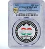 Tajikistan 100 somoni Tajikistan 100 somoni 30 Years Of Independence PR70 PCGS silver coin 2021 -