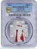 Cameroon 100 francs Cameroon 100 francs Pope John Paul II PR69 PCGS silverplated CuNi coin 2011 -
