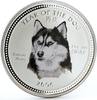 Cambodia 3000 riels Cambodia 3000 riels Lunar Calendar Year of the Dog Husky silver coin 2006 -