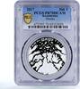 Kazakhstan 500 tenge Kazakhstan 500 tenge Customs National Games Shashu PR70 PCGS silver coin 2017 -