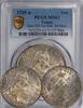 France - 1725-A Ecu aux 8L of Louis XV graded by PCGS as MS-61. Luster!