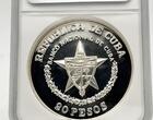 Cuba 20 Pesos 1998 Camilo Cienfuegos 2 oz Silver Proof Coin NGC PF69
